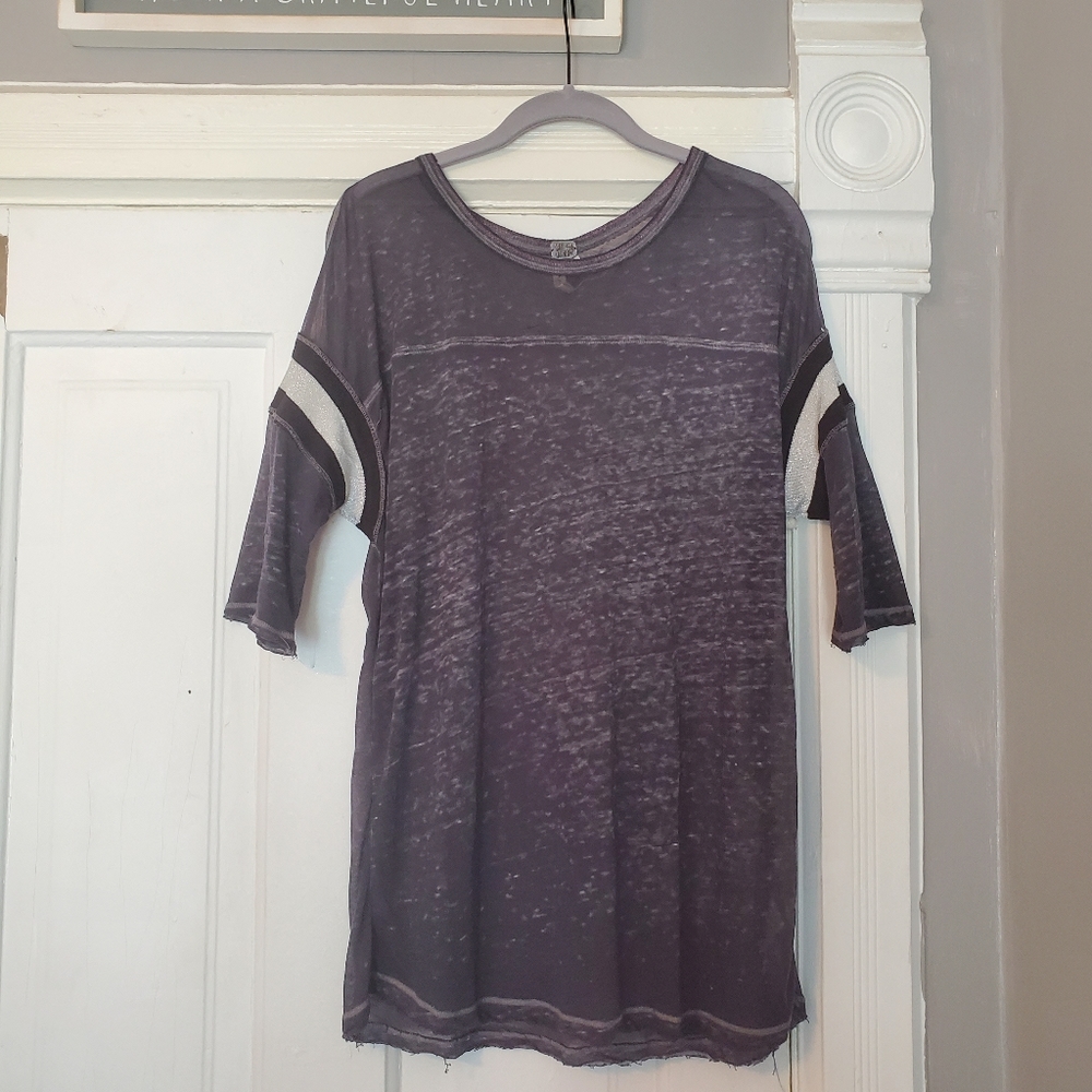 We the Free - sparkly, sheer tee